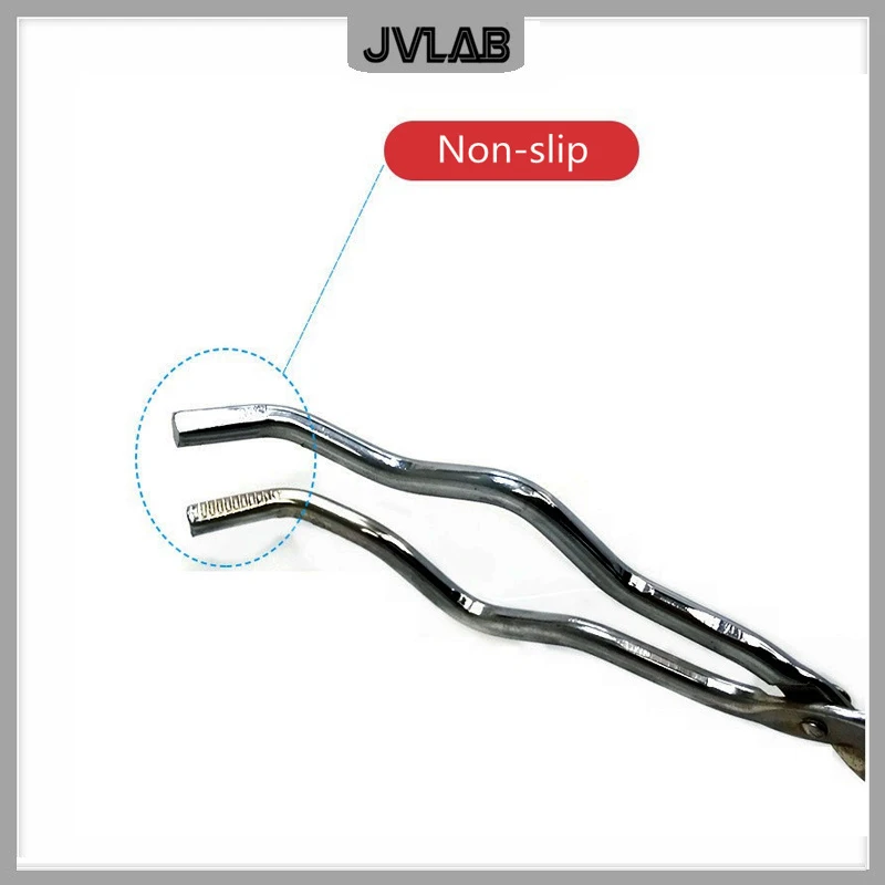 Chrome-plated Crucible Tong Clamp Graphite Melting Furnace Pliers Holder For Melting Pouring Casting Lab Beaker Clamp 300mm 12''