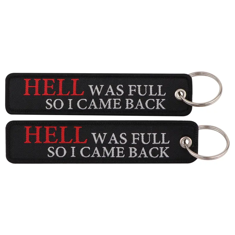1pcs Computer Pop-up Window Quotes Embroidered Keys Tag Keychains For Motorcycles Backpack Fashion Key Ring Accessories Gifts - Image 63