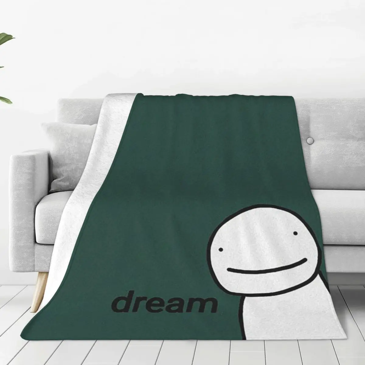 

Dream SMP Blanket Fleece Winter Portable Super Warm Throw Blanket for Bed Travel Quilt