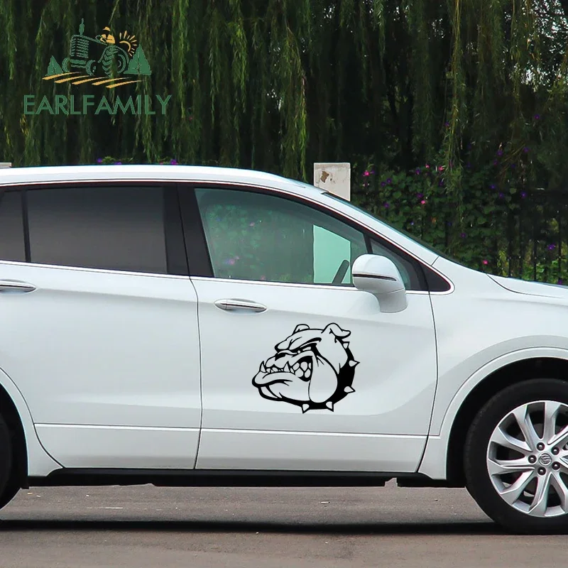 

EARLFAMILY 58 см x 46,4 см BOGO FREE Английский бульдог большой автомобиль наклейки автомобиль грузовик дверь винил Автомобильная оболочка животные наклейка