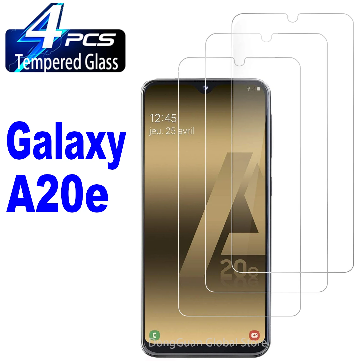 

2/4Pcs Tempered Glass For Samsung Galaxy A20e Screen Protector Glass Film