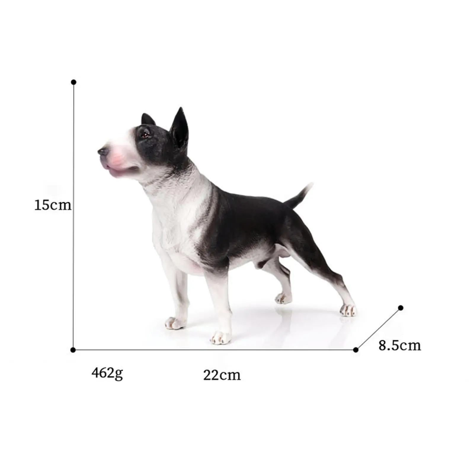 Lifelike Dog Sculpture Animal Toy Fine Workmanship Animals Action Figure Souvenir Art Decor Dog Statue Children Cognitive Toy