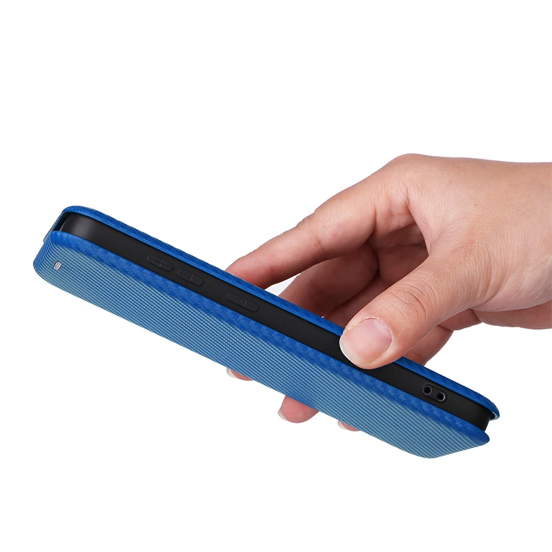 Luxury Carbon Fiber Leather Wallet Case