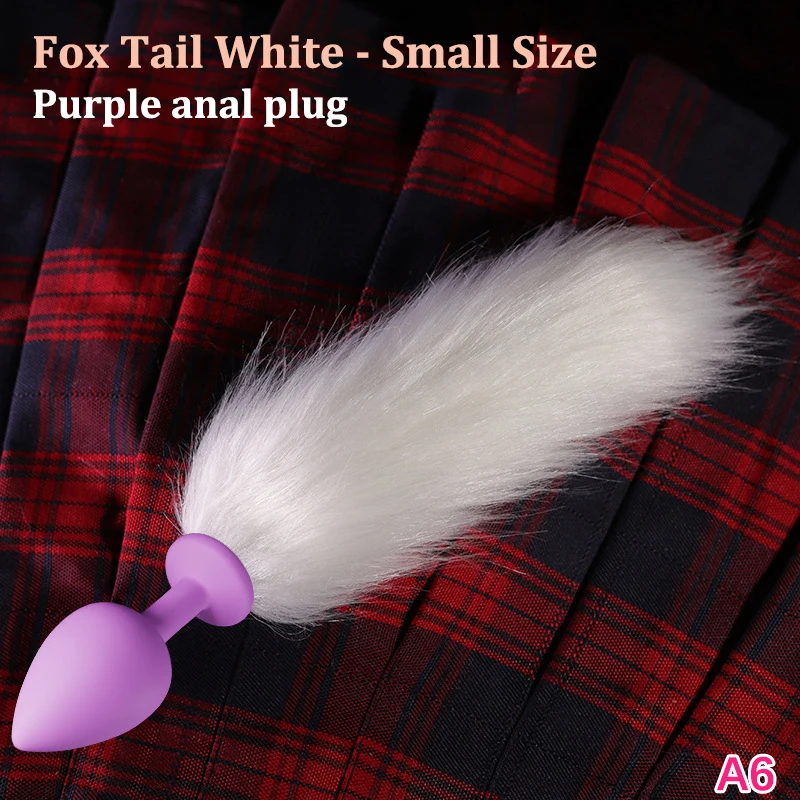 Long Tail Silicone Anal Toys Fox Anal Plug Sexy Games For Women Men Butt Plug Dildos Cosplay Adult Games Sex Toys