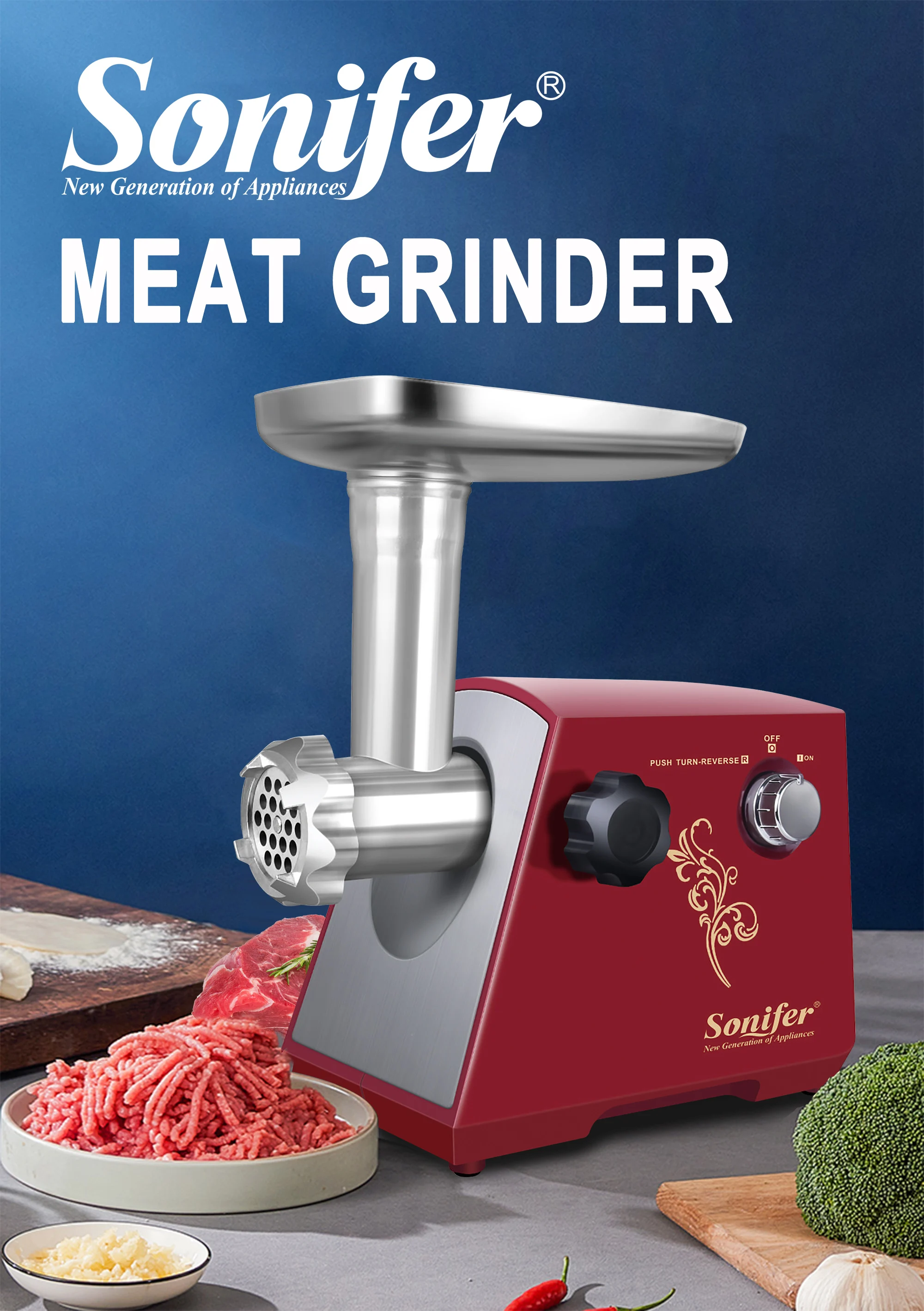 SEASAND 電動ミートグラインダー 肉挽き器 [100V 500W] Amazon.co.jp: SEASAND 電動ミートグラインダー 肉挽き器 [100V