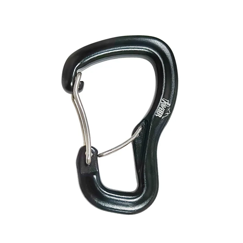 4PCS Outdoor hammock double locking buckle, multifunctional aluminum alloy hanging buckle, camping hammock quick hanging buckle 2