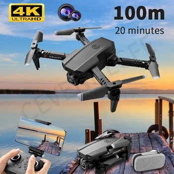 2022 New Mini Drone XT6 4K 1080P HD Camera WiFi Fpv Air Pressure Altitude Hold Foldable Quadcopter RC Drone Kid Toy GIft VS E520 1