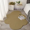 Nordic Ins Rugs for Bedroom White Cloud Shape Bedside Floor Mat Fluffy Soft Living Room Decoration Carpet Thick Plush Lounge Rug 3