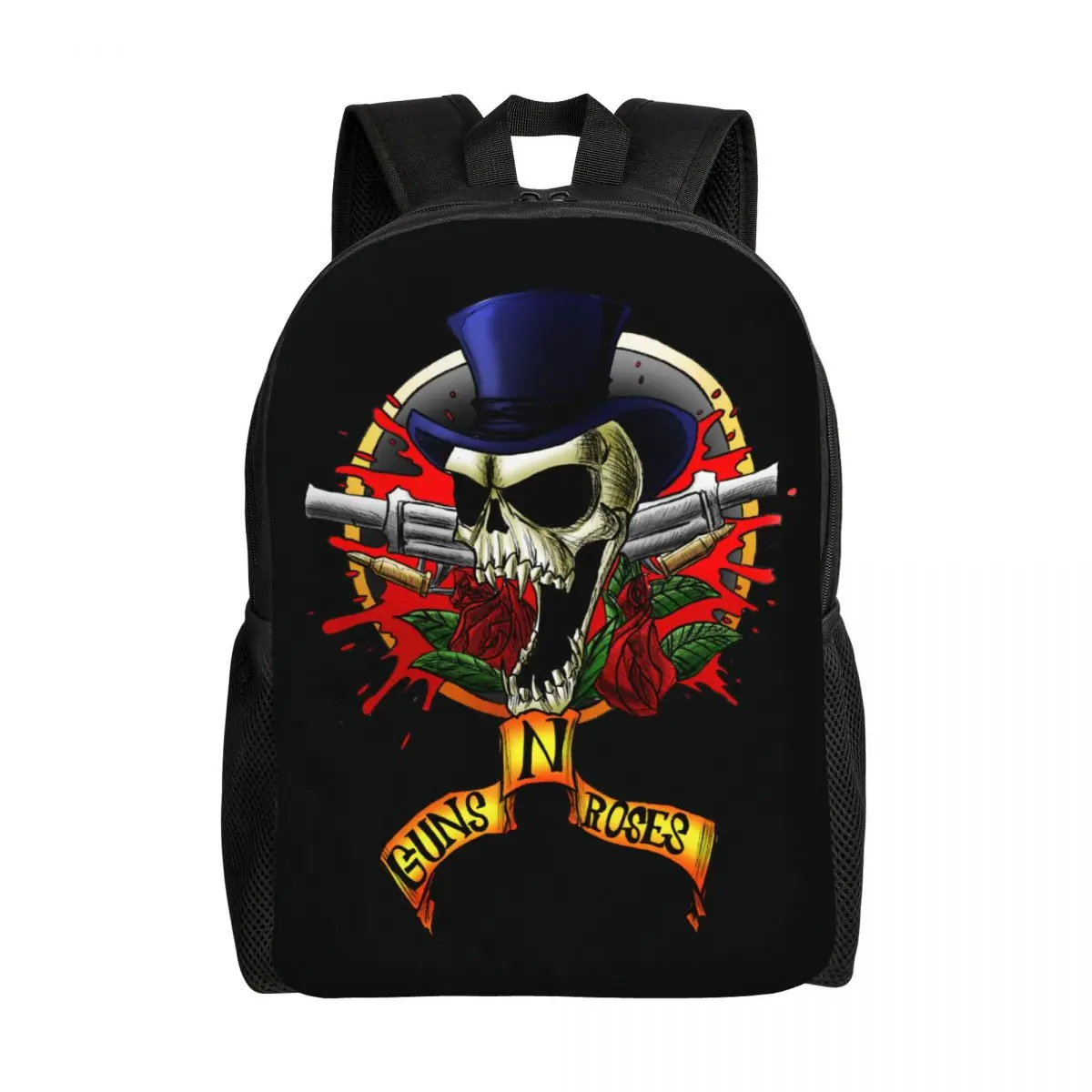 

Рюкзак Guns N Roses Hard Rock Band под заказ, рюкзаки для женщин, мужчин, школьников, студентов колледжа, сумка для книг, подходит для 15-дюймового ноутбука, сумки с логотипом Bullet