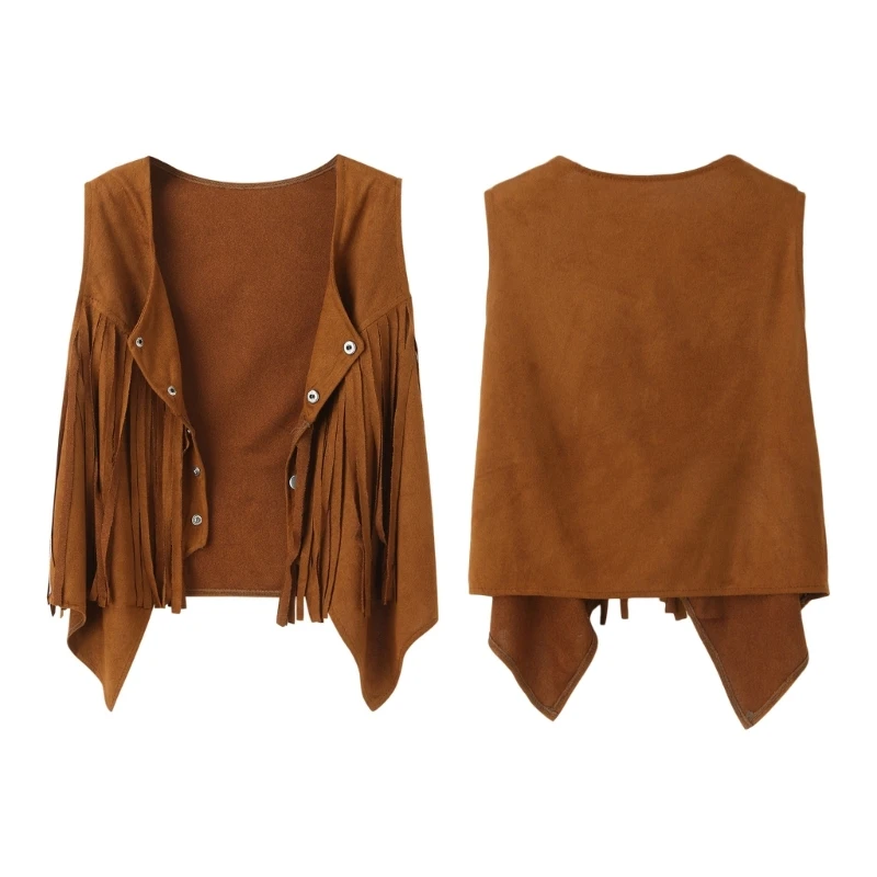 Рисунок 3 - Женский жилет без рукавов с кисточками и бахромой