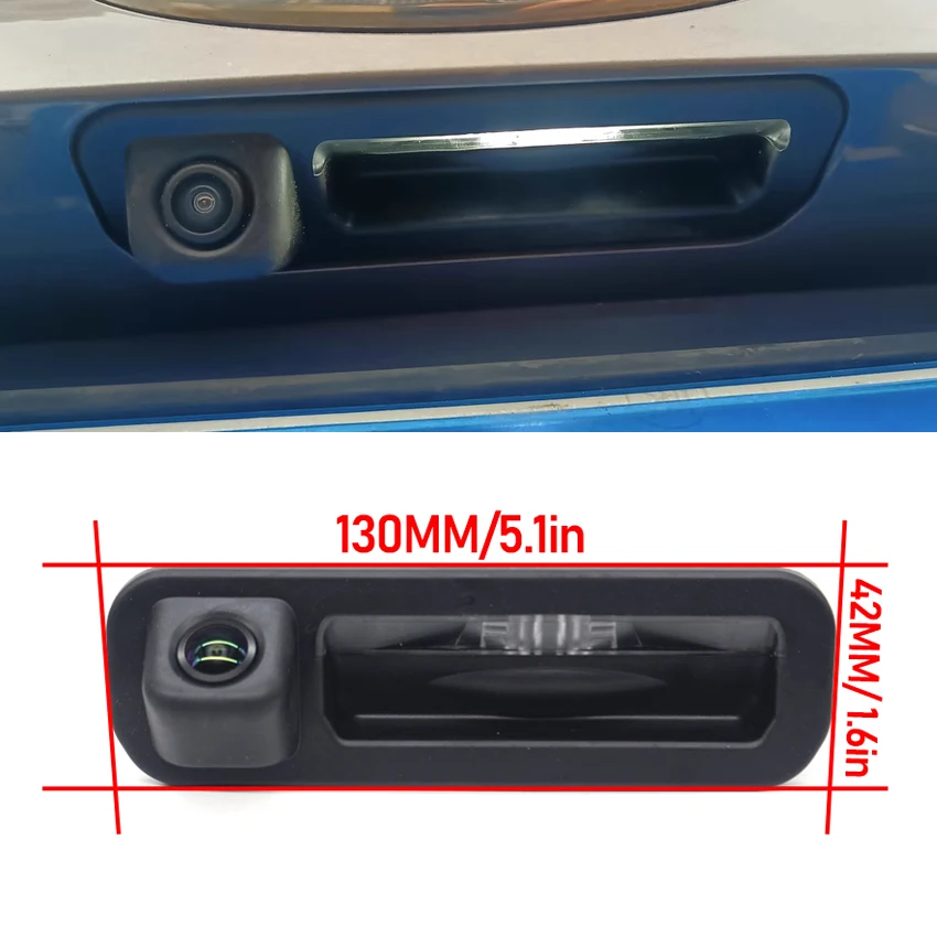 HD CCD 1080*720 트렁크 핸들 후면보기 카메라 Ford B-Max Bmax 2012 2013 2014 2015 2016 2017 자동차 역방향 주차 모니터