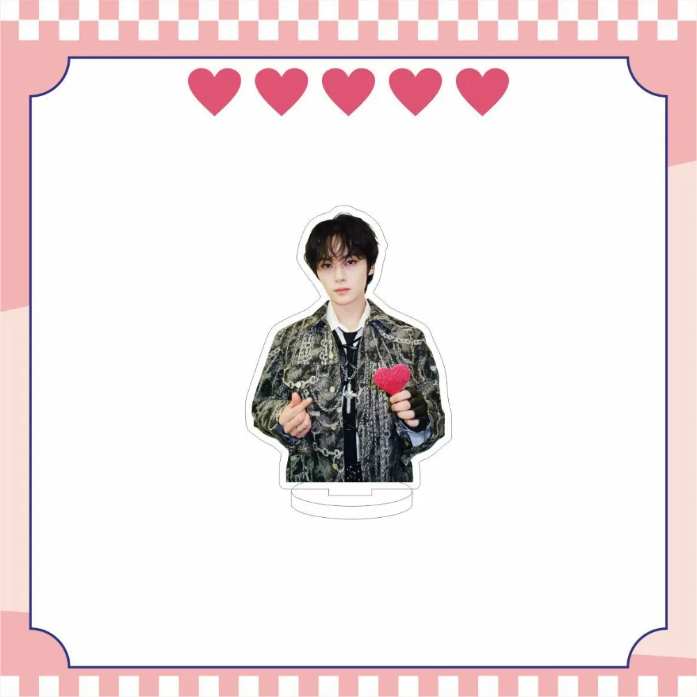 Korean Idol Felix Hyunjin Valentine's Day New Acrylic Double-sided Standing Tabletop Ornament Seungmin Han Changbin Lee Know 4