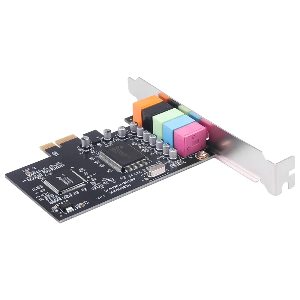 PCI 사운드 카드 5.1CH 5.1 채널 CMI8738 칩셋 오디오 인터페이스 PCI-E 5.1 ??스테레오 디지털 카드 데스크탑 사운드 카드