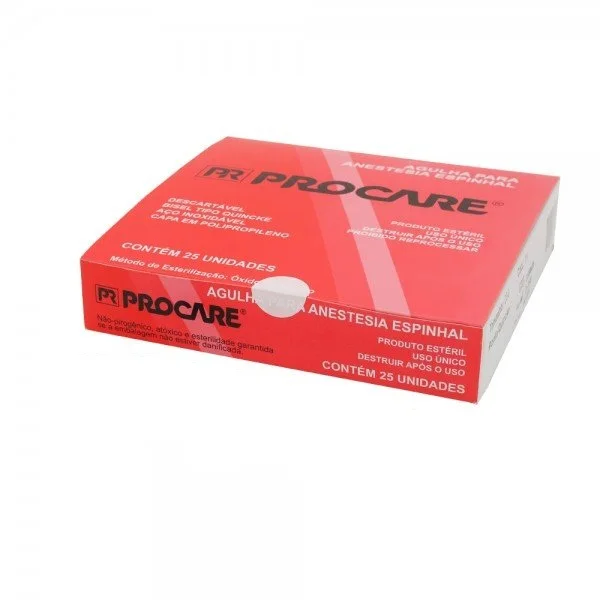 Needle Raquidian Spinal Anesthesia Raqui 25g X 3 5 Box 25un Procare Aliexpress