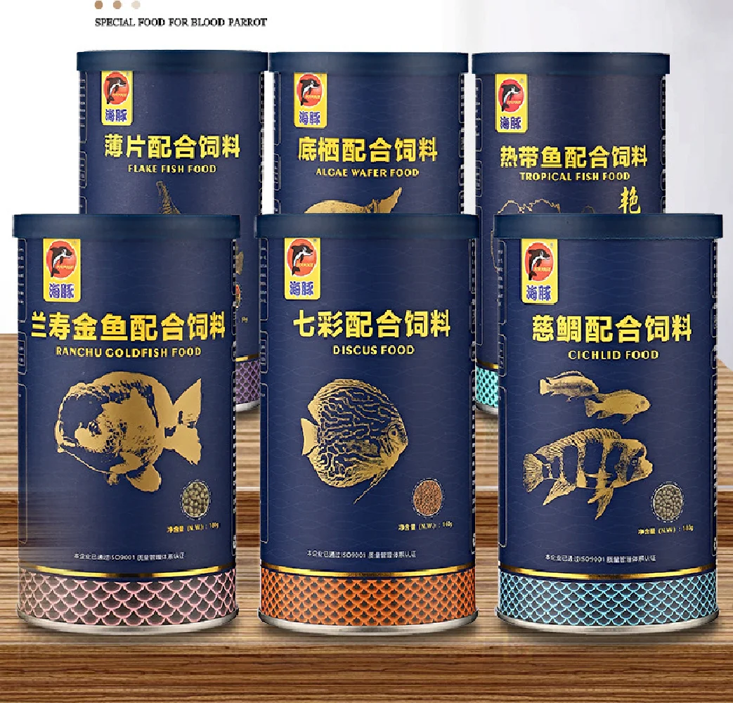 C40G-180G Bottiglia Di Cichlid Ornamentale Pellet Pesce Rosso Carpa Guppies Piccolo Medio Cibo Per Pesci Tropicali Acquario Mangime Per Acquario