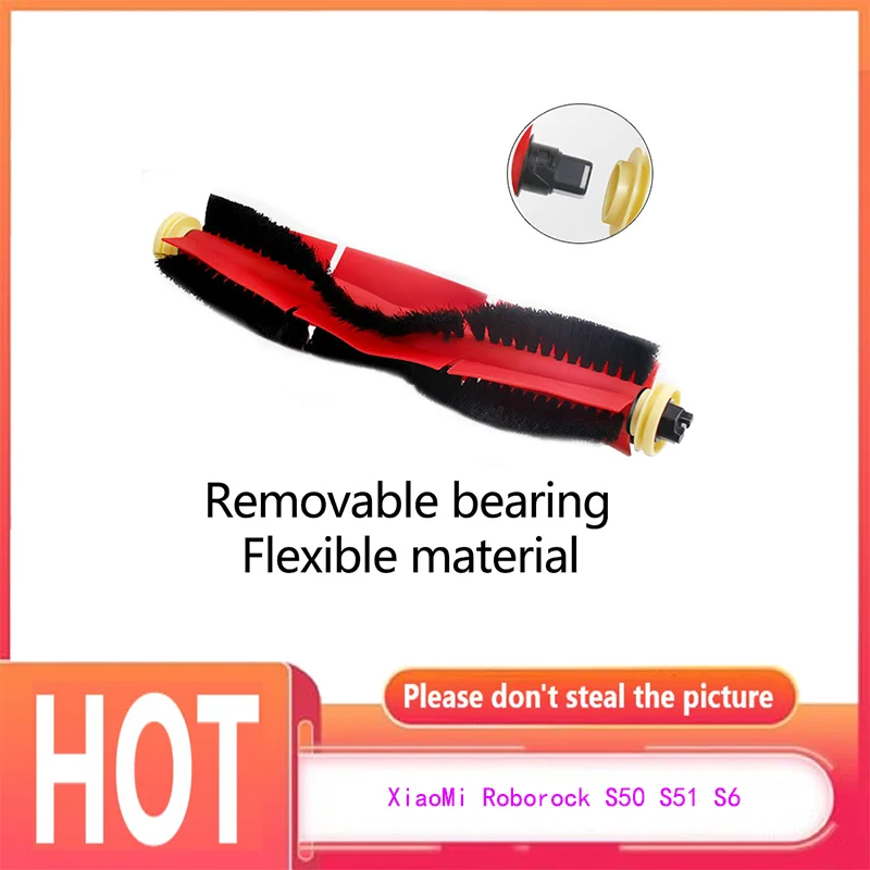 For XiaoMi Roborock S50 S51 S6 Pure S5Max HEPA Filter Side Main Brush