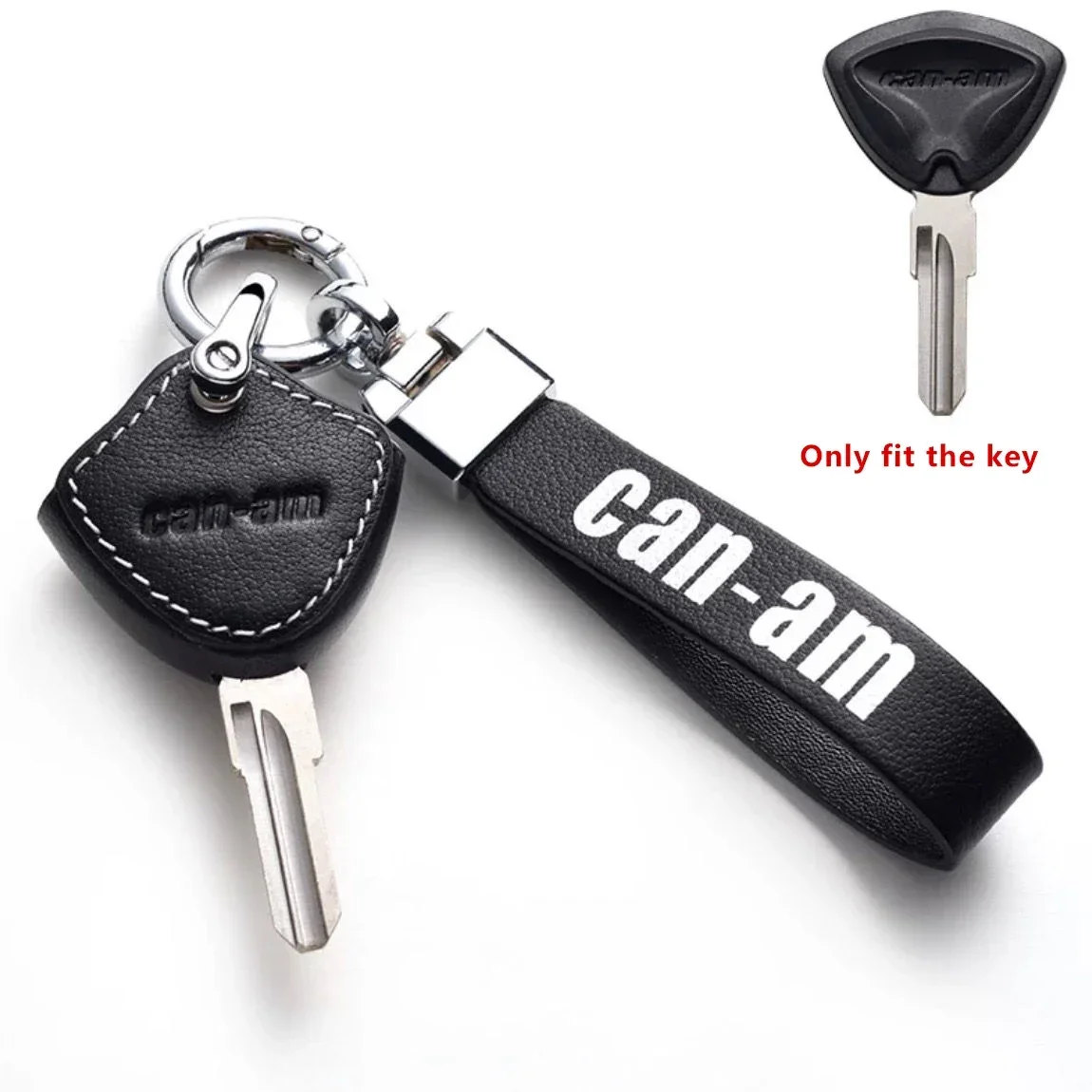 Motorcycle Key Case Cover Protector with Keychain - Premium Accessories