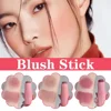 Natural Cheek Blush Stick Moisturizing Blusher Balm Blush Waterproof Sticks Peach Nourish Contour Eyeshadow Rouge Makeup Fa M6c0 4