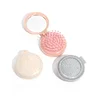 Hair Care Styling Tools Accessories Massage Marble Pattern Hairdressing Supplies Portable Makeup Comb Hair Brushes With Mirrors 1