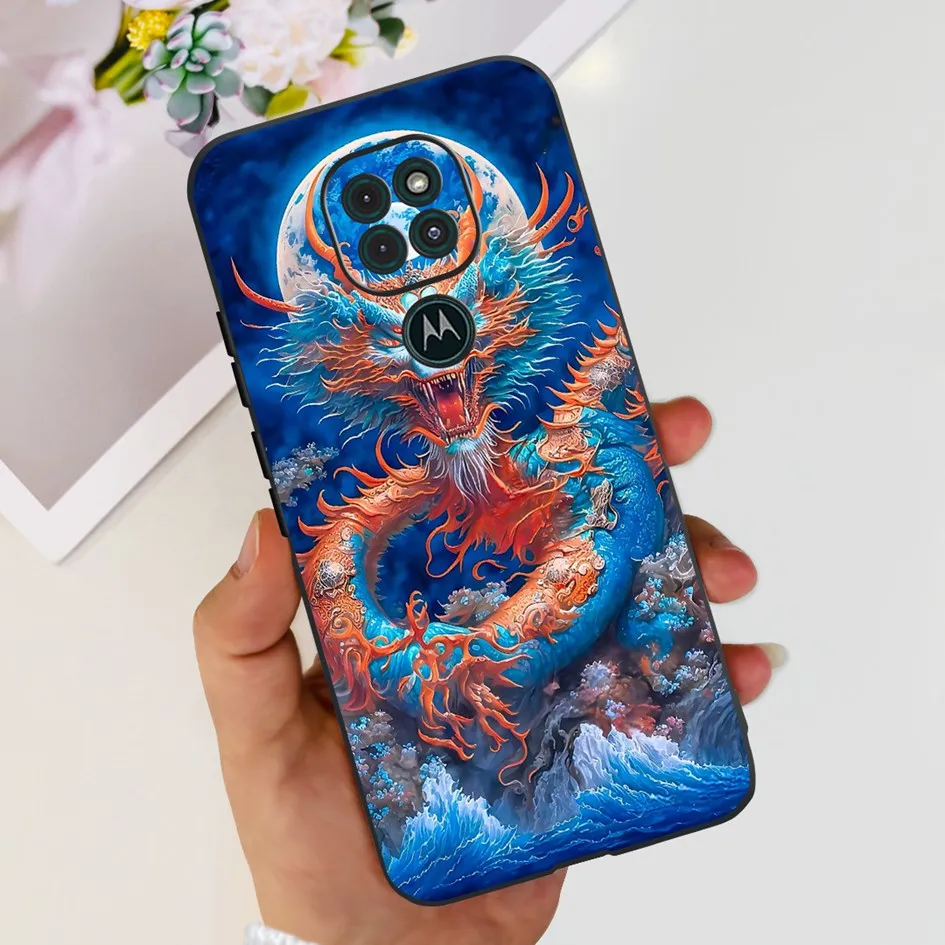 Elegant Flower Soft Silicone Case - Motorola Moto G9 Series