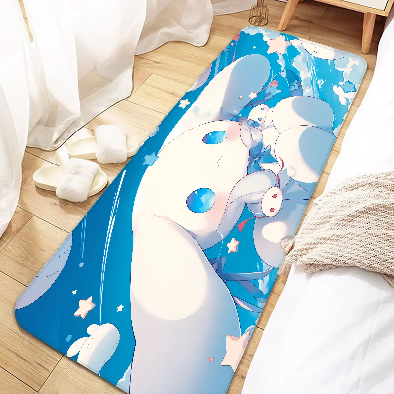 

Cute Cinnamoroll Door Mat Entrance Non-slip Doormat Washable Kitchen Carpet Living Room Hallway Rugs Bathroom Bath Door Mats