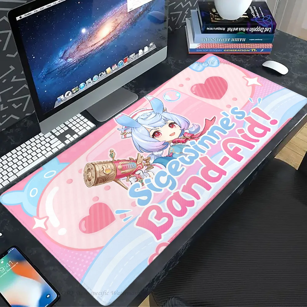 1pc Genshin Impact Sigewinne Mouse Mat Desk Mat With Pad Gaming Accessories Prime Gaming XXL Keyboard Pad Padding Mat 4