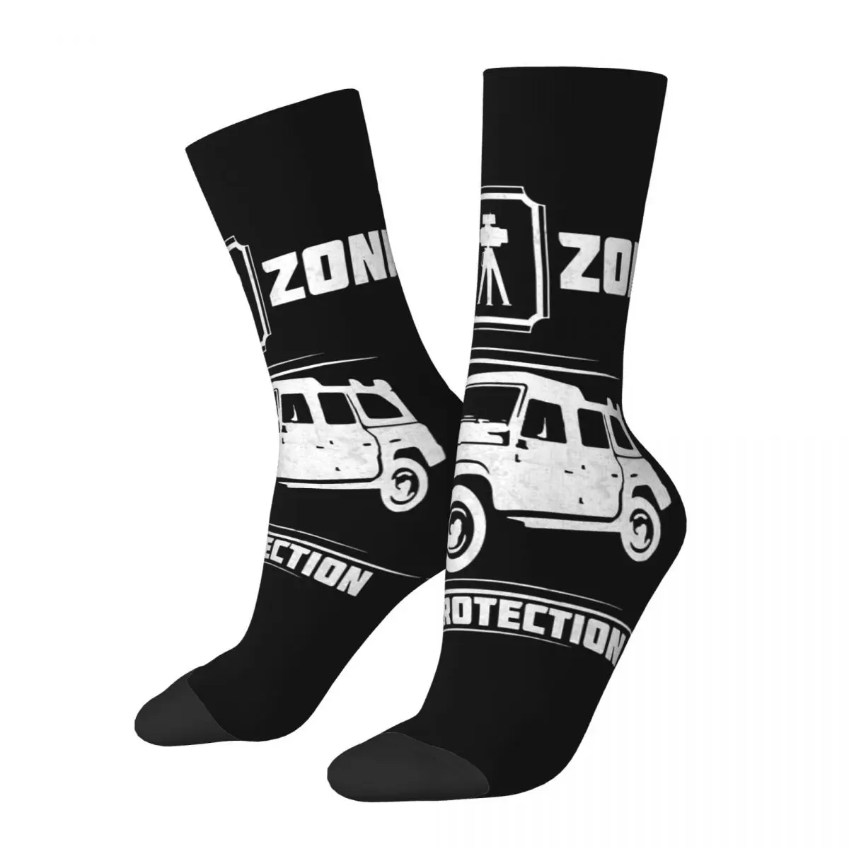 Crazy Compression Warzone Use Protection Classic Sock For Men Harajuku Cod Black Ops Cold War Seamless Pattern Sock Novità
