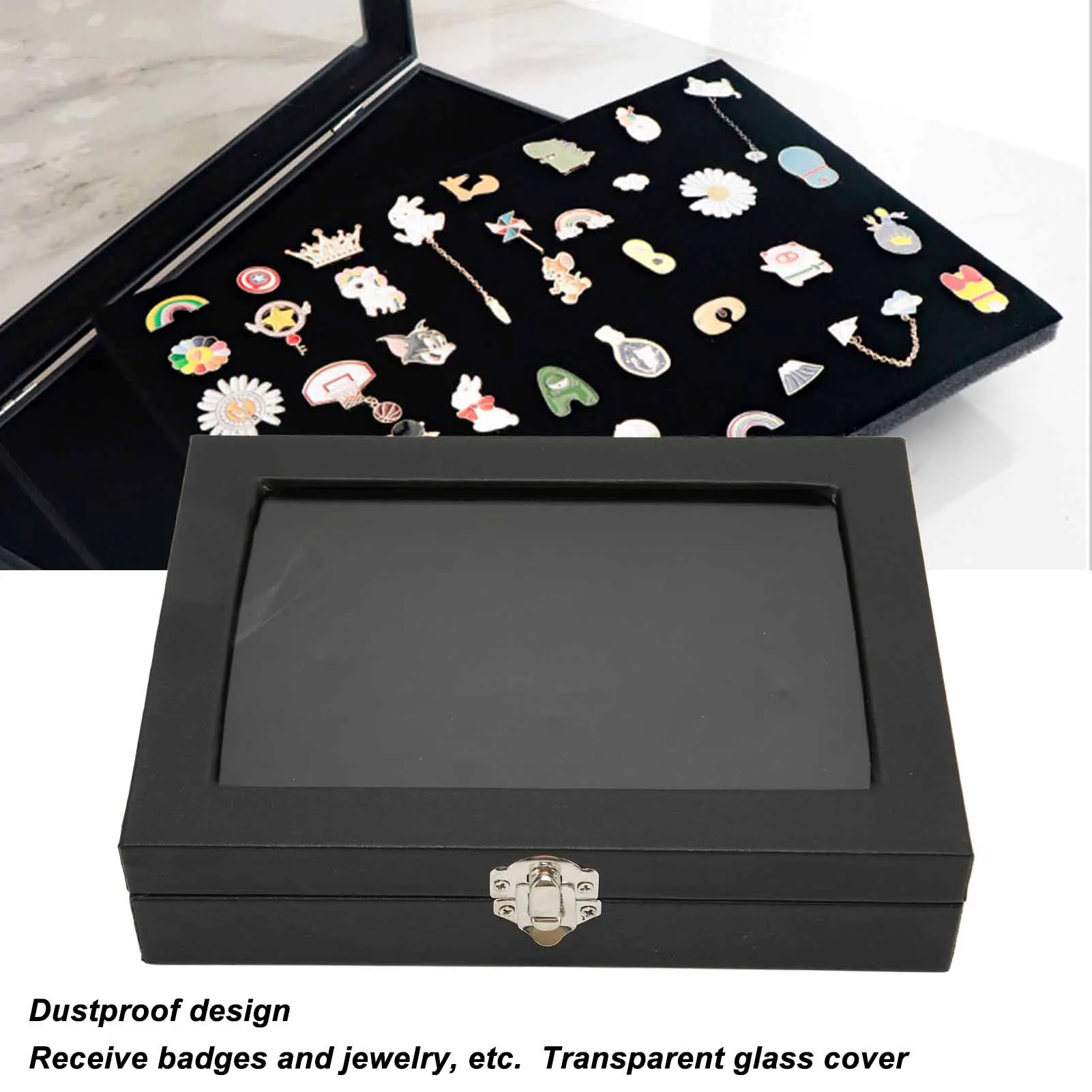 Vitrine Rotative 360° Transparente - Boîte Anti-poussière, 18x29x22 Cm, Pour Collection Jouets, Bijoux