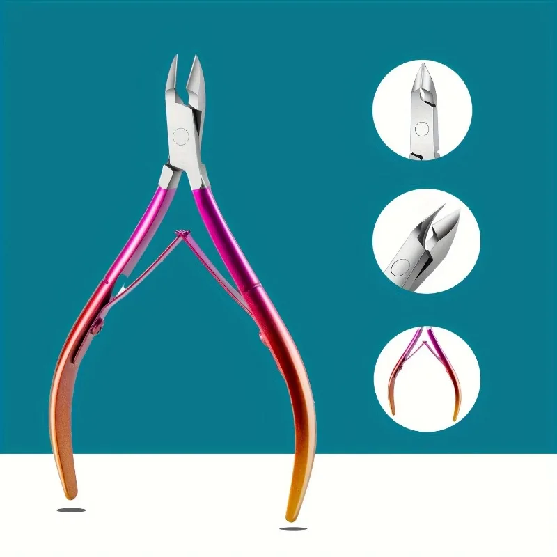 1Piece Cuticle Nipper Premium Stainless Steel Cuticle Trimmer for Manicure & Pedicure at Home/Spa/Salon