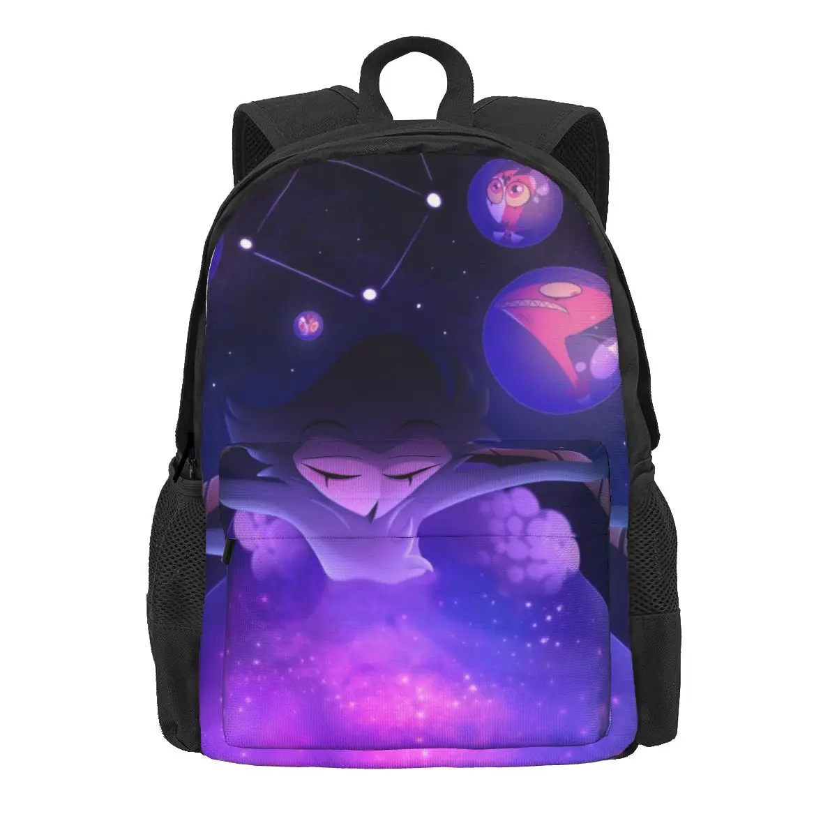 Zaino Da Bagno Spaziale Stolas Helluva Boss Cartoon Loona Fanart Hotel Wolf Moon Zaini Da Viaggio Borse Da Scuola Alla Moda Zaino Grande