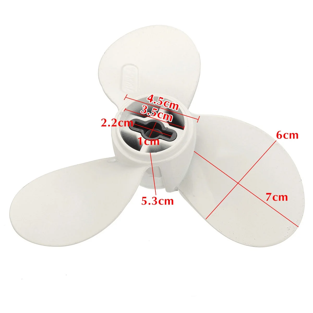 Outboard Motor Propeller Aluminum Alloy 3 Blades Propellers Boat