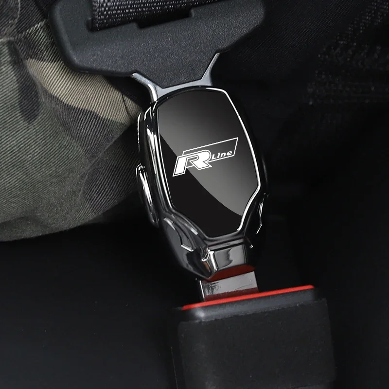 1pc Car seat belt metal jewelry extender for VW R LINE