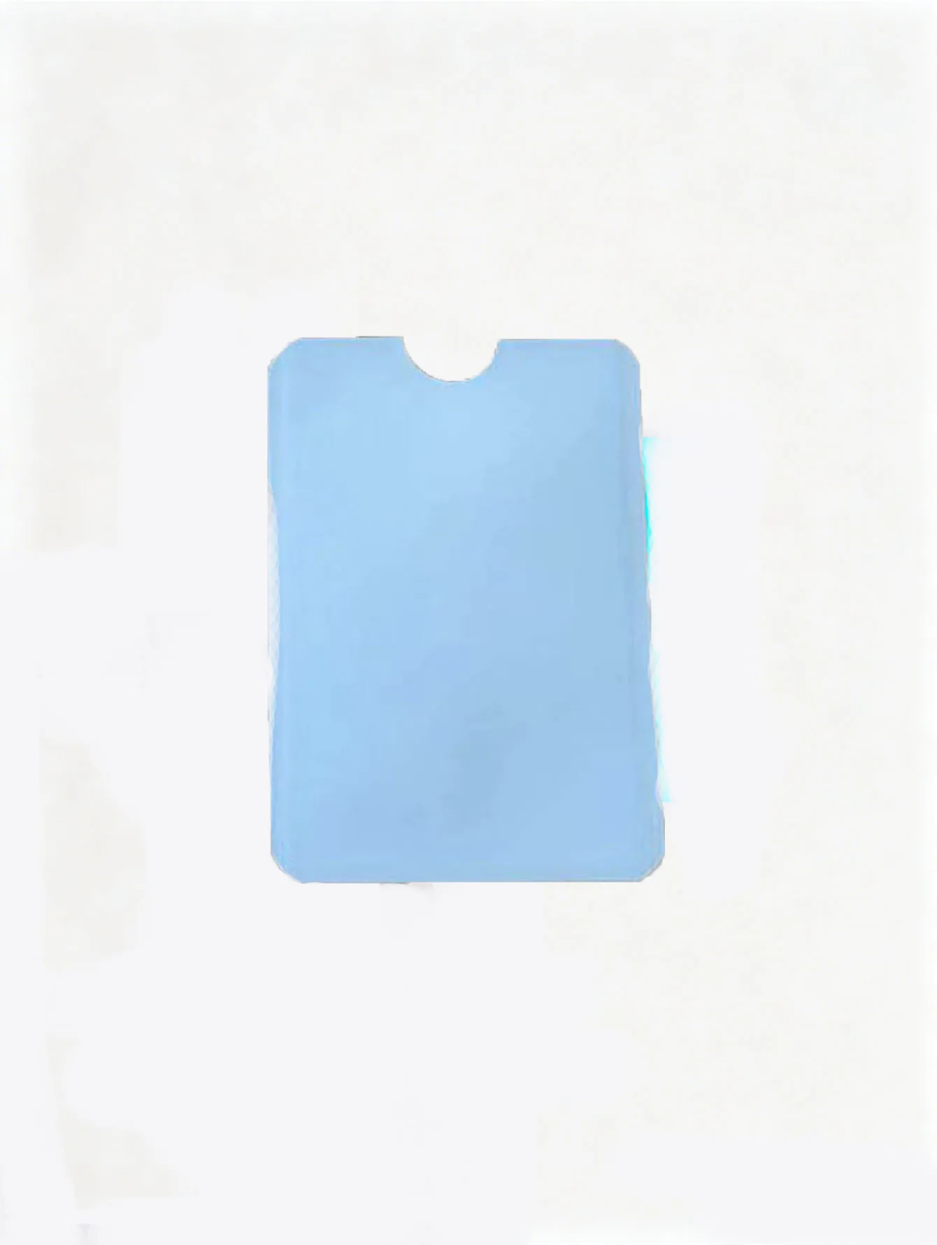 5개입 단색 RFID 차단 카드 커버 - 도난 방지, NFC 차단 ID 및 신용 카드 보호기, 카드 보호 커버
