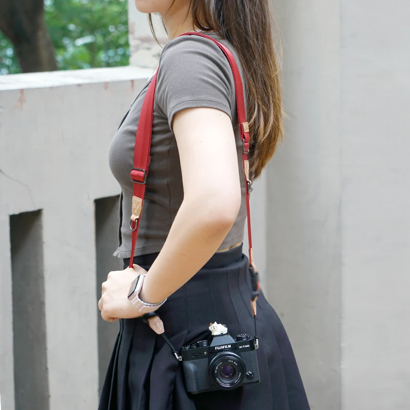 Camera Shoulder Strap Camera Shoulder Strap Neck Strap Quick Release Length Adjustable Pressure Release Long Wide Universal sony nikon canon fuji pk