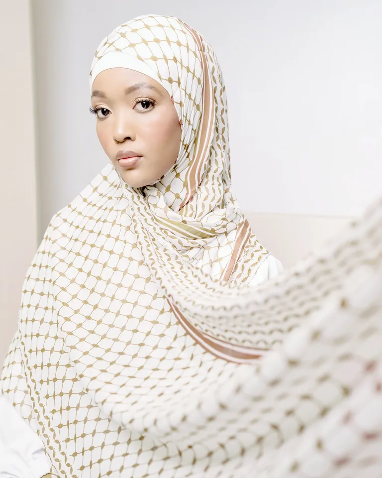 OBEEII Sciarpa Da Donna In Chiffon Con Strass Musulmani Hijab A - Foto 6