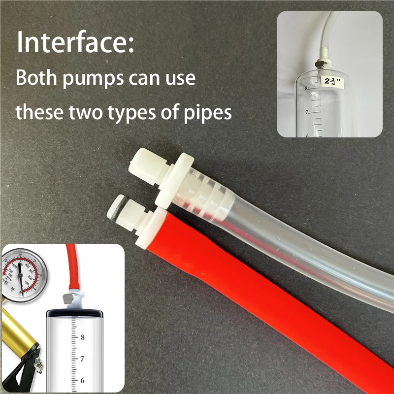 Tube for New Penis Pump Acrylic Cup Accessories,Connecting pipe, Tracheal,Silicone Sex Toy Tools Pene Enlarger Enlargement kits