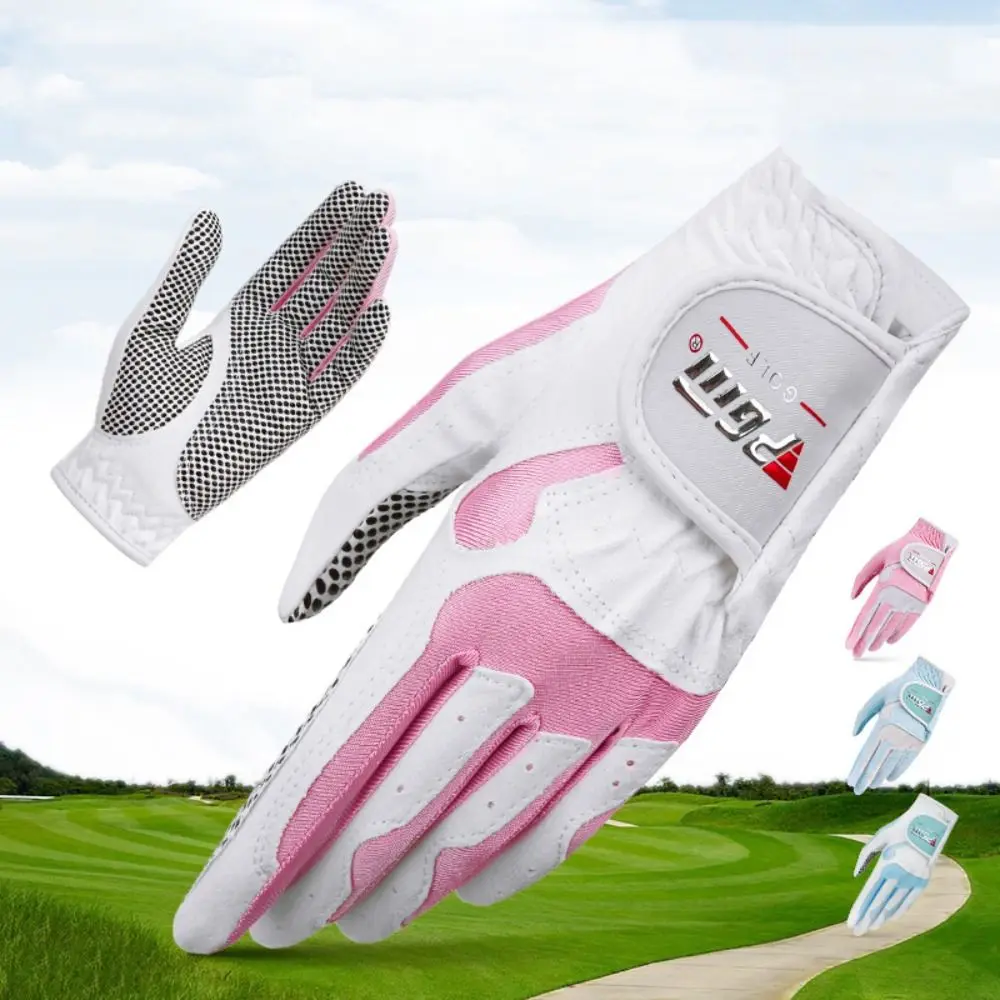 

Improved Grip System Women's Sport Gloves Comfortable Breathable Full Finger Golf Glove Professional Antislip Golfer Gift