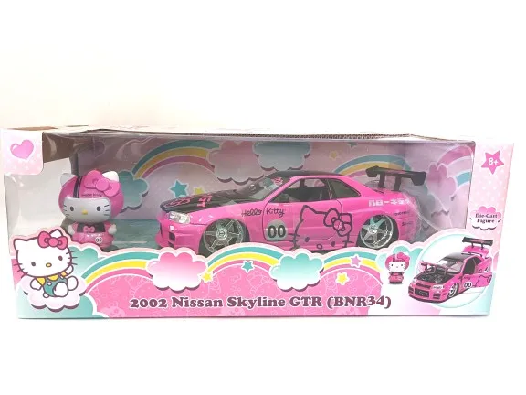 ハローキティ34体セット　レア Jada Toys 1/24 スカイライン R34 GT－R ハローキティ - メルカリ