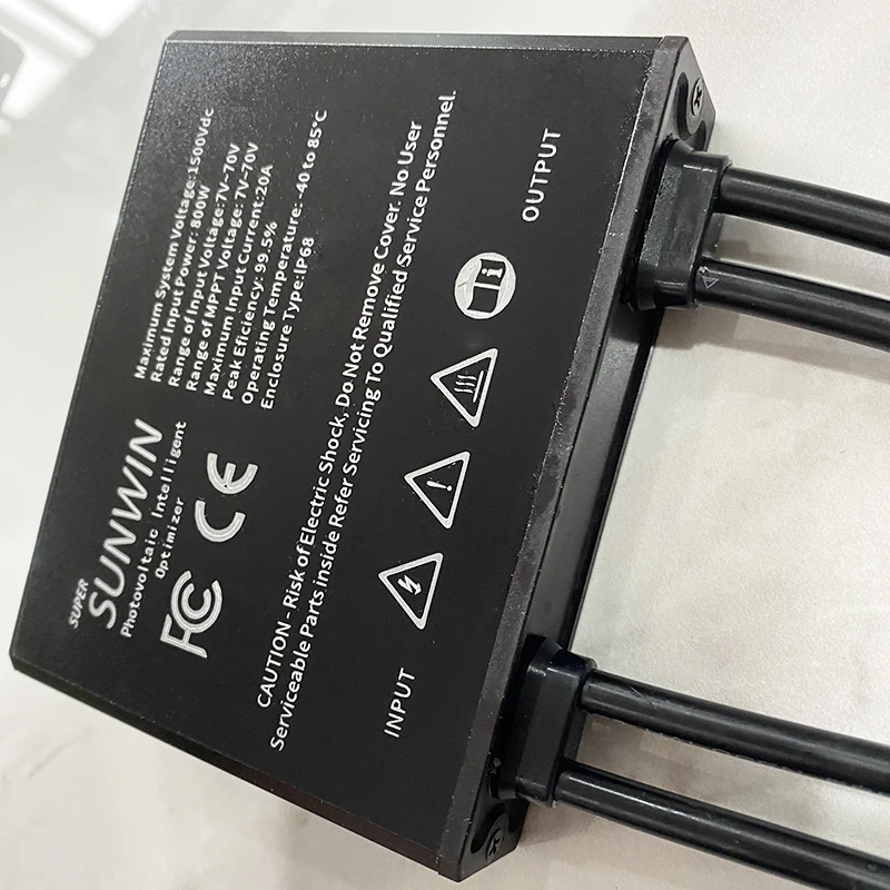 800W all-aluminum metal-clad intelligent optimizer paired with MPPT solar optimizer for PV lift