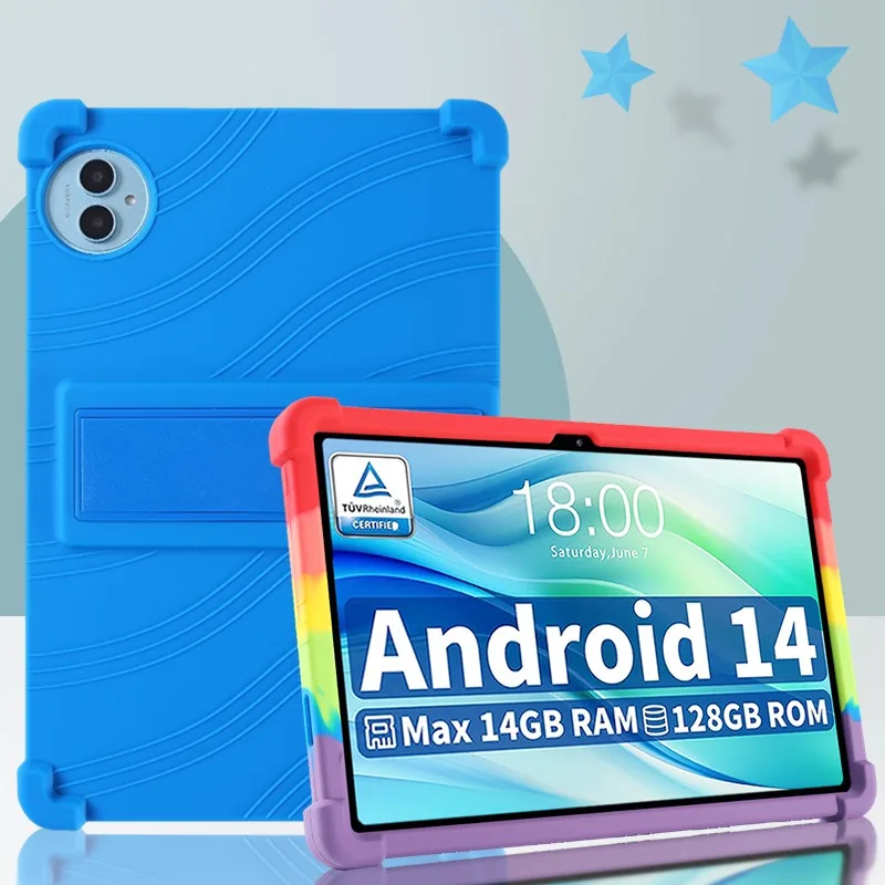 Multi-Angle Shockproof Silicone Stand Case, Adjustable Protective Shell