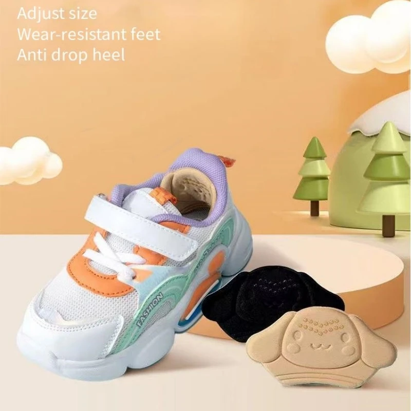 

Children Comfort Heels Stickers Sports Shoe Insole Patch Anti-Wear Foot Care Pads Kids Sneaker Protector Cushion Adjustable Size