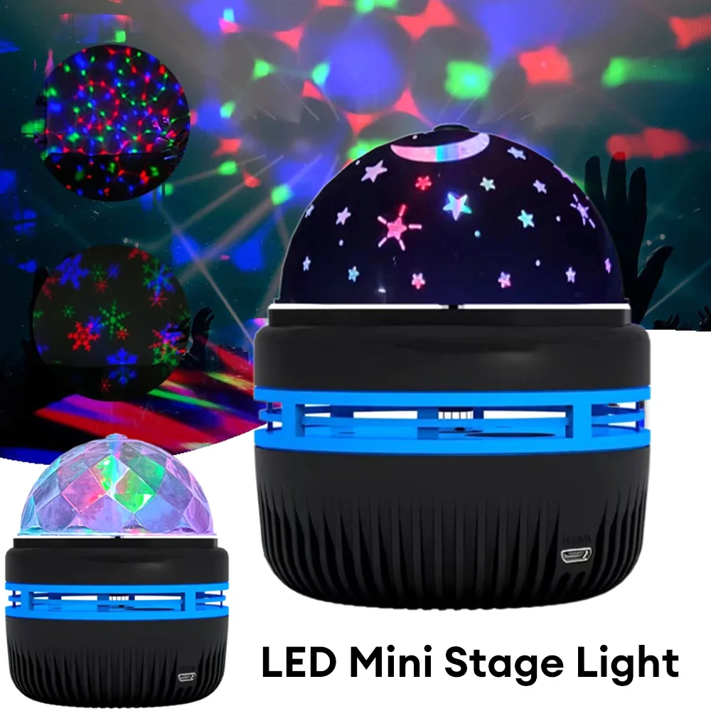 

Colorful Starry Sky Projector Lamp Rotating Magic Ball Led Night Light Galaxy Projector Decor Lamp RGB Moon Light Kids Gift Lamp