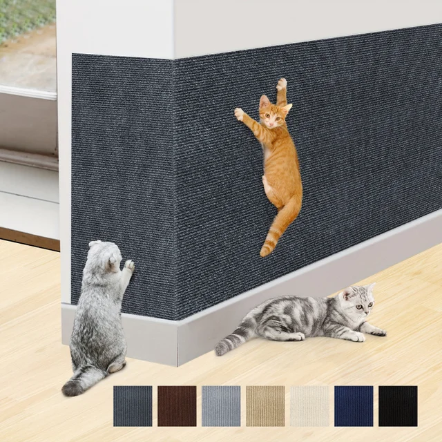 Trimmable Cat Scratching Mat Cat Scratcher Sofa Tape Scratching Post Self-adhesive Carpet Cats Scratch Board Cat Accessories Trimmable Cat Scratching Mat Cat Scratcher Sofa Tape Scratching Post Self-adhesive Carpet Cats Scratch Board Cat Accessories