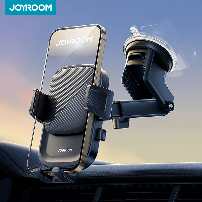 Joyroom Phone Holder Mount for Car Hands-Free Strong Suction Universal Cell Pho..