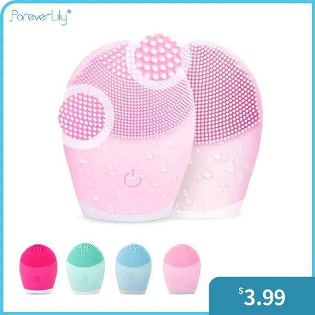 brosse nettoyante visage électrique de nettoyage du visage en Silicone