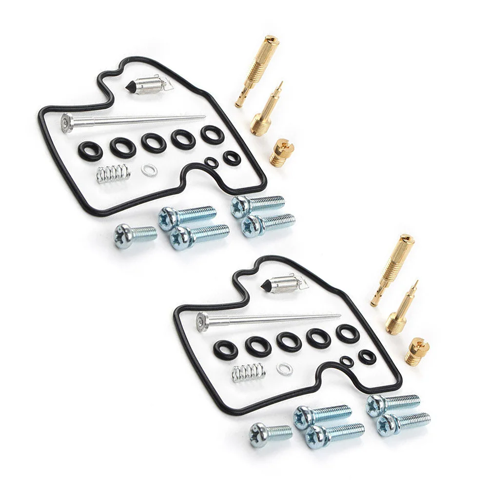 

2X Carburetor Repair Kit Carbohydrates Kit For KFX700 V-Force 04-09 Easy Installation Direct Replacement