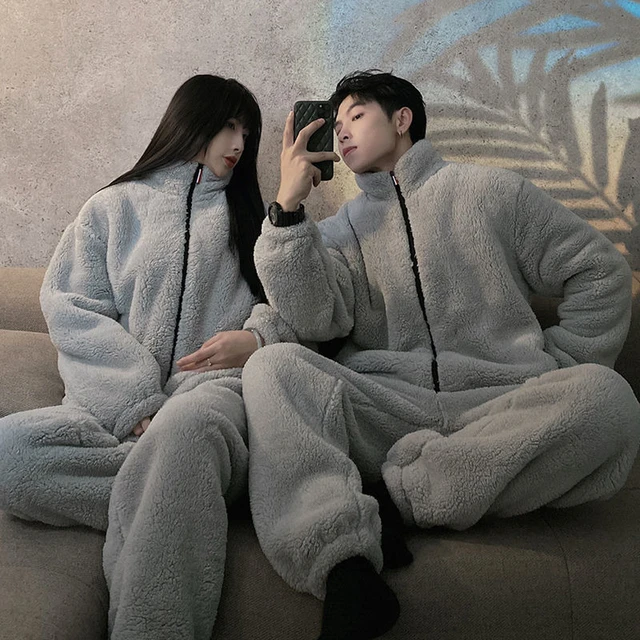 Pijama Polar Hombre & Mujer de Invierno Para Dormir Mejor (7)