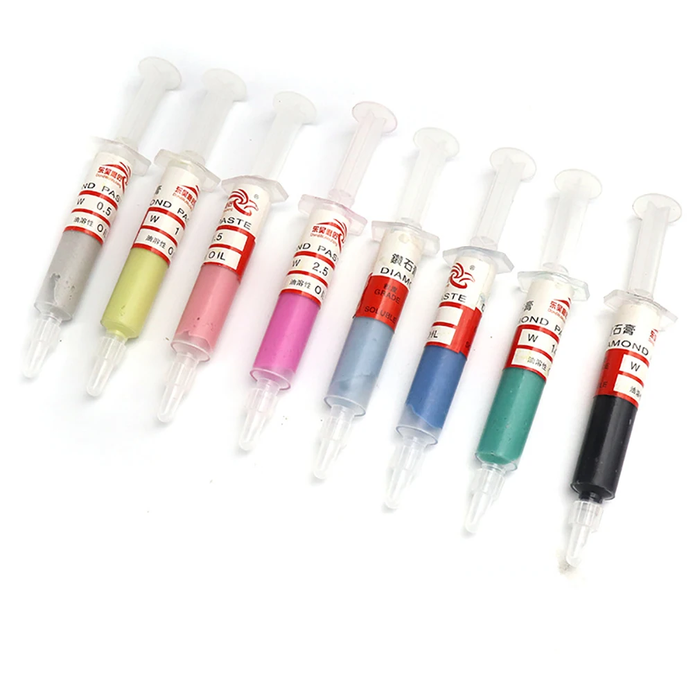 Set 5 Paste Diamantate Per Lucidatura - Grana Da W40 A W0.5 (320~10000), Per Metalli E Gioielli