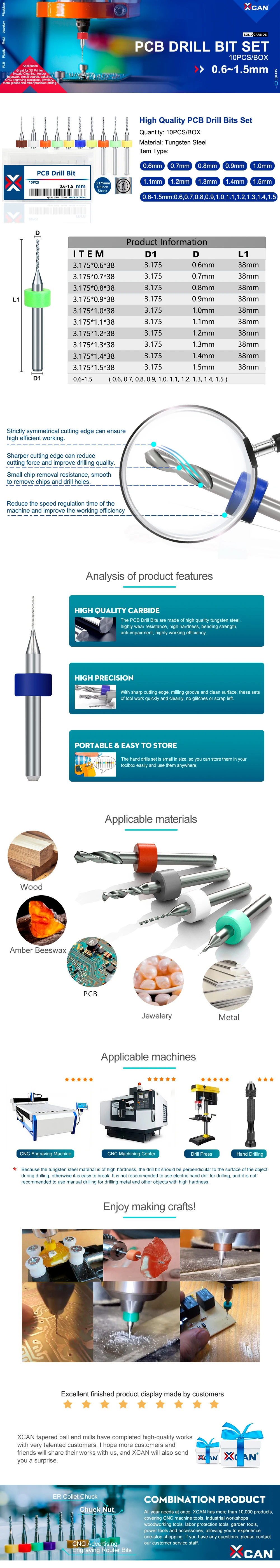 PCB Drill Bit Set Image 3