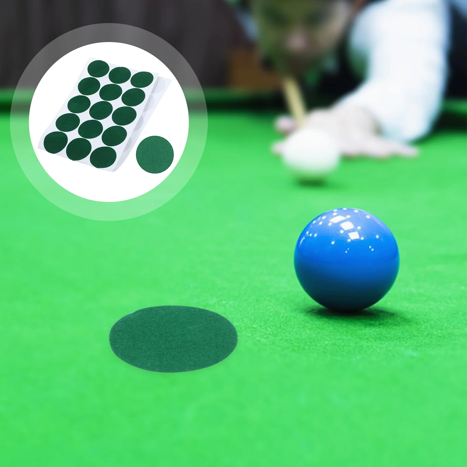 

Billiard tablecloth Maintenance Snooker Marker Patch Green Billiard Table cloth patch Repair Sticker Pool Table Locat Accessory
